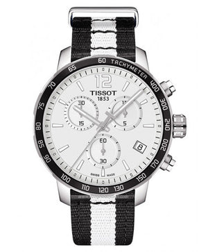  Shop Authentic Tissot Quickster Chronograph NBA San Antonio Spurs Edition White Dial Two Tone NATO Strap Watch for Men - T095.417.17.037.07 - Luxxuri
