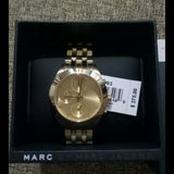  Shop Authentic Marc Jacobs Peeker Chronograph Gold Dial Gold Steel Strap Watch for Women - MBM3393 - Luxxuri