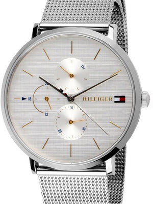 Shop Authentic Tommy Hilfiger Jenna Quartz Silver Dial Silver Mesh Bracelet Watch For Women - 1781942 - Luxxuri