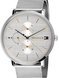  Shop Authentic Tommy Hilfiger Jenna Quartz Silver Dial Silver Mesh Bracelet Watch For Women - 1781942 - Luxxuri