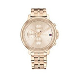  Shop Authentic Tommy Hilfiger Madison Chronograph Quartz Rose Gold Dial Rose Gold Steel Strap Watch For Women - 1782190 - Luxxuri