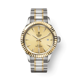  Shop Authentic Tudor Style Automatic Diamonds Gold Dial Two Tone Steel Strap Watch for Men - M12713-0007 - Luxxuri