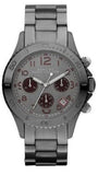 Marc Jacobs Rock Chronograph Gunmetal Grey Dial Grey Steel Strap Watch for Men - MBM3160