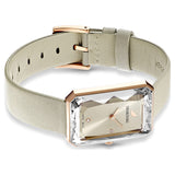  Shop Authentic Swarovski Uptown Crystal Grey Dial Grey Leather Strap Watch for Women - 5547716 - Luxxuri