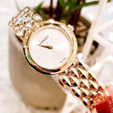  Shop Authentic Versace V-Flare Quartz Silver Dial Gold Steel Strap Watch for Women - VEBN00718 - Luxxuri