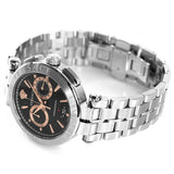  Shop Authentic Versace Aion Chronograph Black Dial Silver Steel Strap Watch For Men - VE1D01019 - Luxxuri