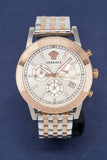  Shop Authentic Versace Sport Tech Chronograph While Dial Two Tone Steel Strap Watch for Men - VELT00319 - Luxxuri