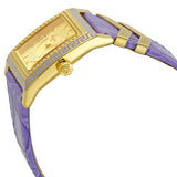  Shop Authentic Versace Day Glam Chronograph Gold Dial Purple Leather Strap Watch for Women - VQF040015 - Luxxuri