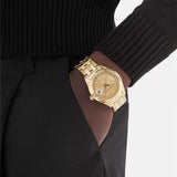  Shop Authentic Versace Greca Time Quartz Gold Dial Gold Steel Strap Watch For Men - VE3K00522 - Luxxuri