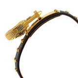  Shop Authentic Versace Medusa Lock Icon Gold Dial Red Leather Strap Watch for Women - VEDW00119 - Luxxuri