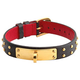  Shop Authentic Versace Medusa Lock Icon Gold Dial Red Leather Strap Watch for Women - VEDW00119 - Luxxuri