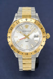  Shop Authentic Versace Hellenyium GMT Silver Dial Two Tone Steel Strap Watch for Men - V11030015 - Luxxuri