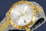  Shop Authentic Versace Hellenyium GMT Silver Dial Two Tone Steel Strap Watch for Men - V11030015 - Luxxuri