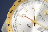  Shop Authentic Versace Hellenyium GMT Silver Dial Two Tone Steel Strap Watch for Men - V11030015 - Luxxuri