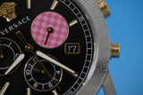  Shop Authentic Versace Sport Tech Chronograph Black Dial Black Rubber Strap Watch for Women - VELT00619 - Luxxuri