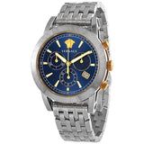  Shop Authentic Versace Sport Tech Chronograph Blue Dial Silver Steel Strap Watch for Men - VELT00219 - Luxxuri