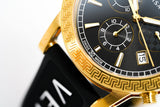  Shop Authentic Versace Sports Tech Chronograph Black Dial Black Rubber Strap Watch for Men - VELT00119 - Luxxuri