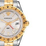  Shop Authentic Versace Hellenyium GMT Silver Dial Two Tone Steel Strap Watch for Men - V11030015 - Luxxuri