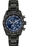  Shop Authentic Versace V-Ray Chronograph Quartz Blue Dial Black Steel Strap Watch For Men - VE2I00521 - Luxxuri