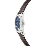  Shop Authentic Versace Greca Time Quartz Blue Dial Brown Leather Strap Watch For Men - VE3K00122 - Luxxuri