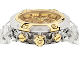  Shop Authentic Versace Icon Active Chronograph Gold Dial White Silicone Strap Watch for Men - VEZ700121 - Luxxuri