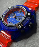  Shop Authentic Versace Icon Active Chronograph Quartz Blue Dial Orange Rubber Strap Watch For Men - VEZ700922 - Luxxuri