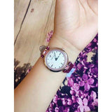  Shop Authentic Versace Olympo Crystal Gleam White Dial Purple Leather Strap Watch for Women - VAN010016 - Luxxuri