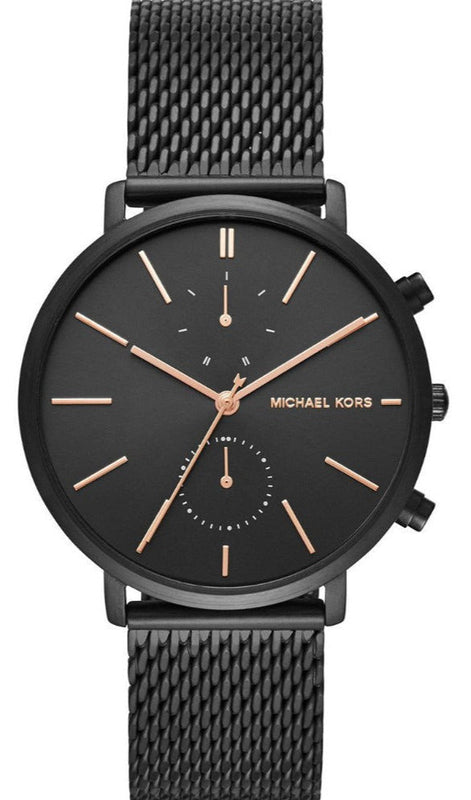  Shop Authentic Michael Kors Jaryn Black Dial Black Stainless Steel Strap Watch for Men - MK8504 - Luxxuri