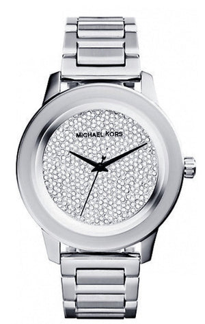  Shop Authentic Michael Kors Kinley Diamond Pave Silver Dial Silver Steel Strap Watch for Women - MK5996 - Luxxuri