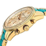  Shop Authentic Michael Kors Ritz Gold Dial Two Tone Steel Strap Watch for Women - MK6328 - Luxxuri