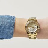 Shop Authentic Guess Confetti Diamonds Silver Dial Gold Steel Strap Watch for Women - W0774L5 - Luxxuri