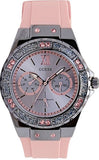  Shop Authentic Guess Limelight Blue Dial Pink Rubber Strap Watch For Women - W0775L5 - Luxxuri