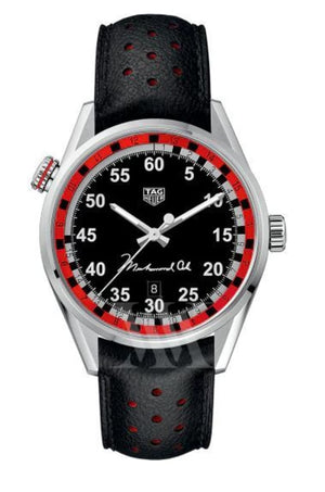  Shop Authentic Tag Heuer Carrera Muhammad Ali Black Dial Watch for Men - WAR2A11.FC6337 - Luxxuri