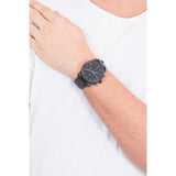  Shop Authentic Fossil Commuter Black Dial Black Leather Strap Watch for for Men - FS5504 - Luxxuri