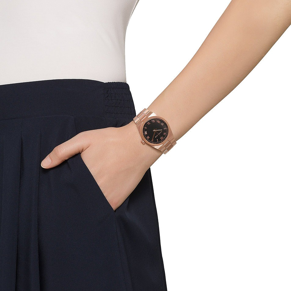  Shop Authentic Michael Kors Channing Black Dial Rose Gold Steel Strap Watch For Women - MK5937 - Luxxuri