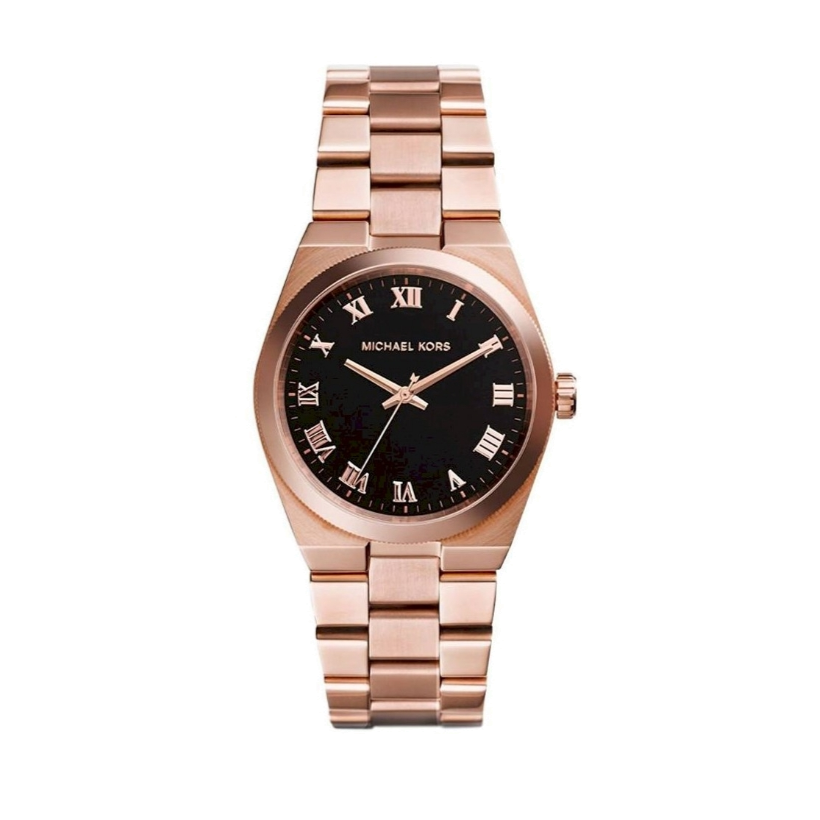  Shop Authentic Michael Kors Channing Black Dial Rose Gold Steel Strap Watch For Women - MK5937 - Luxxuri