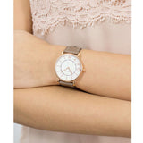  Shop Authentic Marc Jacobs Roxy White Dial Cement Brown Leather Strap Watch for Women - MJ1533 - Luxxuri