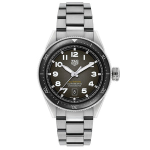  Shop Authentic Tag Heuer Autavia Automatic Grey Dial Silver Steel Strap Watch for Men - WBE5114.EB0173 - Luxxuri