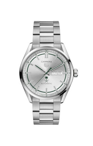  Shop Authentic Tag Heuer Carrera Automatic Silver Dial Silver Steel Strap Watch for Men - WBN2015.EB0283 - Luxxuri