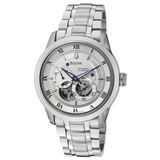  Shop Authentic Bulova BVA Series Dual Aperture Silver Dial Silver Steel Strap Watch for Men - 96A118 - Luxxuri