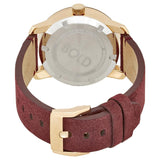  Shop Authentic Movado Bold Rose Gold Dial Red Leather Strap Watch for Women - 3600447 - Luxxuri