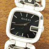  Shop Authentic Gucci G Gucci Black Dial Silver Steel Strap Watch For Women - YA125510 - Luxxuri