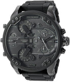 Diesel Mr Daddy 2.0 Chronograph Black Dial Black Steel Strap Watch For Men - DZ7396