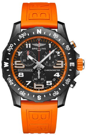  Shop Authentic Breitling Endurance Pro Black Dial Orange Rubber Strap Watch for Men - X82310A51B1S1 - Luxxuri