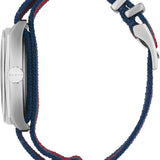  Shop Authentic Gucci GG2570 Quartz Blue Dial Blue & Red Nylon Strap Watch For Men - YA142304 - Luxxuri