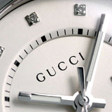  Shop Authentic Gucci GG2570 Diamonds White Dial Silver Steel Strap Watch For Women - YA142403 - Luxxuri