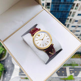  Shop Authentic Versace V-Twist Silver Dial Red Leather Strap Watch for for Women - VELS00519 - Luxxuri