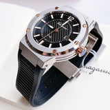  Shop Authentic Salvatore Ferragamo F-80 Black Dial Black Rubber Strap Watch For Men - SFHY00120 - Luxxuri