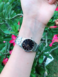  Shop Authentic Movado Museum Classic Black Dial Silver Steel Strap Watch For Women - 0606858 - Luxxuri