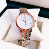 Shop Authentic Tissot Carson Premium Chronograph White Dial Two Tone Steel Strap Watch For Men - T122.417.22.011.00 - Luxxuri